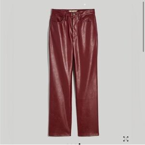 Madewell Perfect Vintage leather-like pants